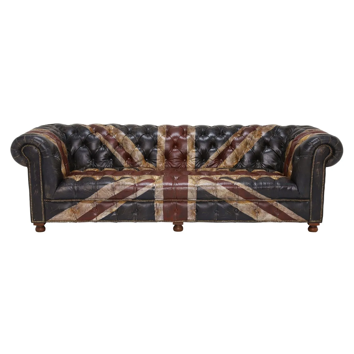 Timothy Oulton Westminster Button 3 Seater Chesterfield Sofa, Jack'dn Broken