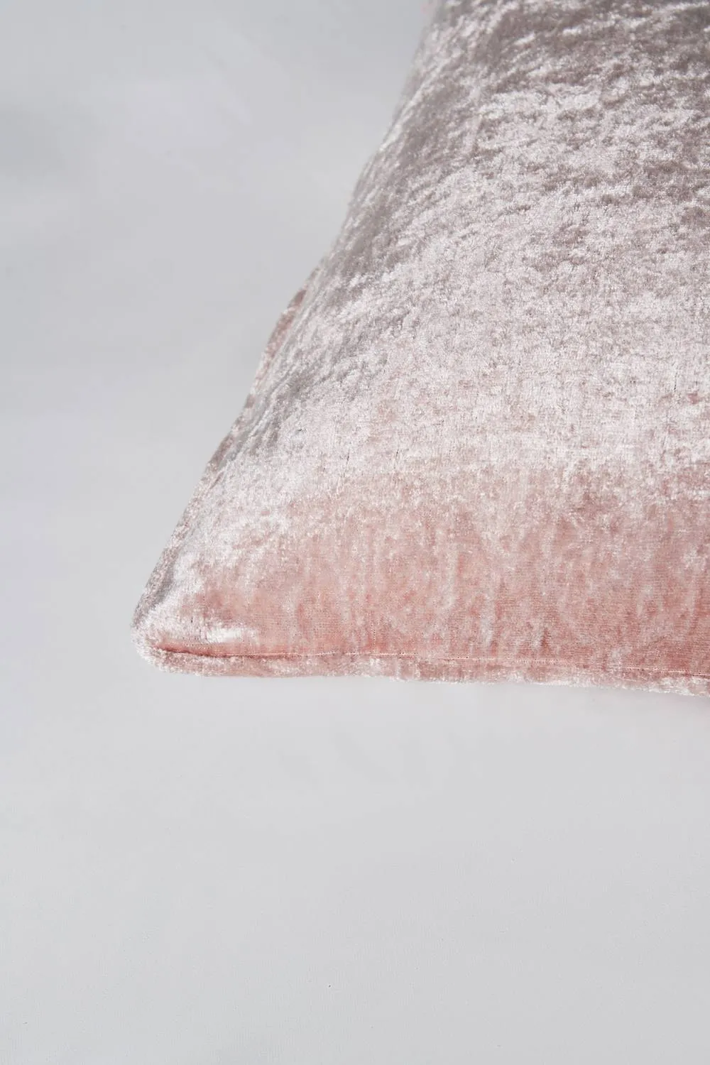 BHS Crushed Velvet Cushion in Pink 3