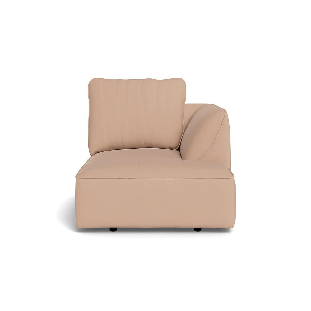 Heal's Morven Right Hand Facing Chaise Unit Capelo Linen-Cotton Rosedale 1
