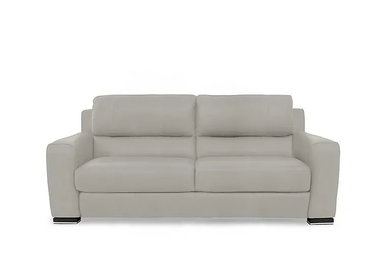 Viali Leather 3 Seater Sofa