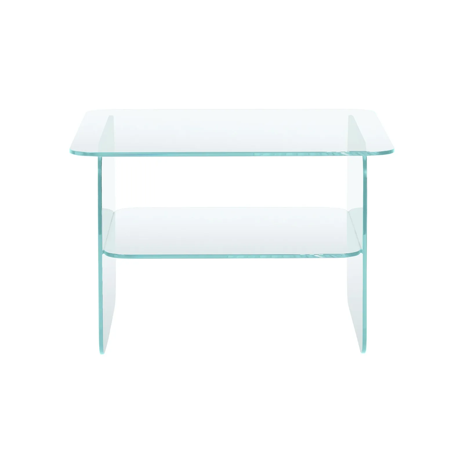 Chiaro 50Cm Square Side Table, Clear Glass | Barker & Stonehouse 2
