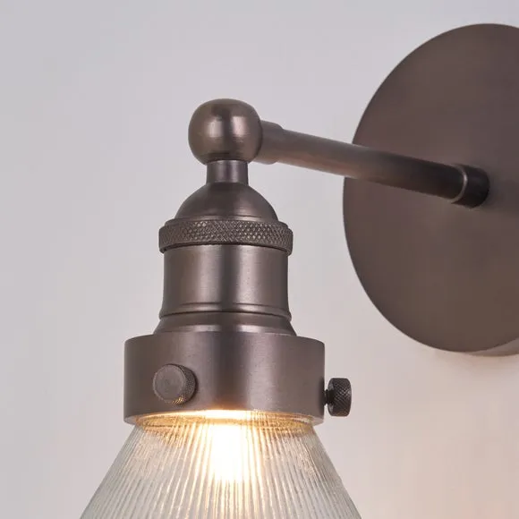 Return - Pacific Lifestyle Lenox Ribbed Wall Light 3