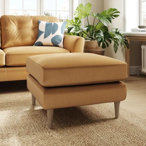 Sven Opulent Velvet Footstool
