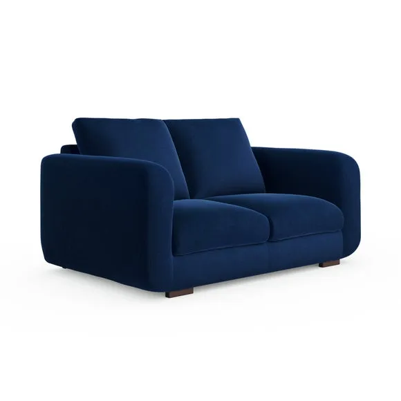 Luca Matte Soft Velvet 2 Seater Sofa 6