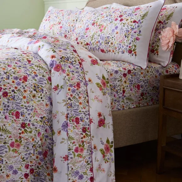 Dorma Modern Ditsy 100% Cotton Flat Sheet 3