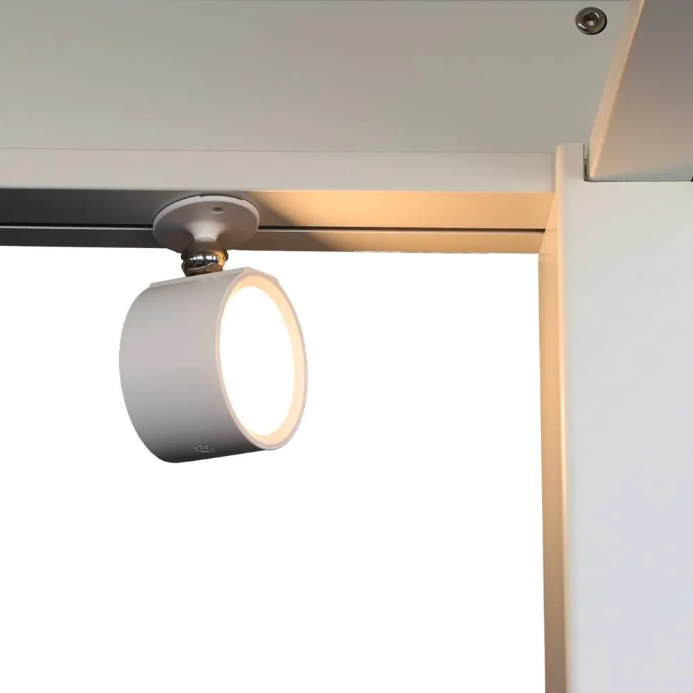 sweeek Set of 2 rechargeable lamps for a louvered pergola in White 3