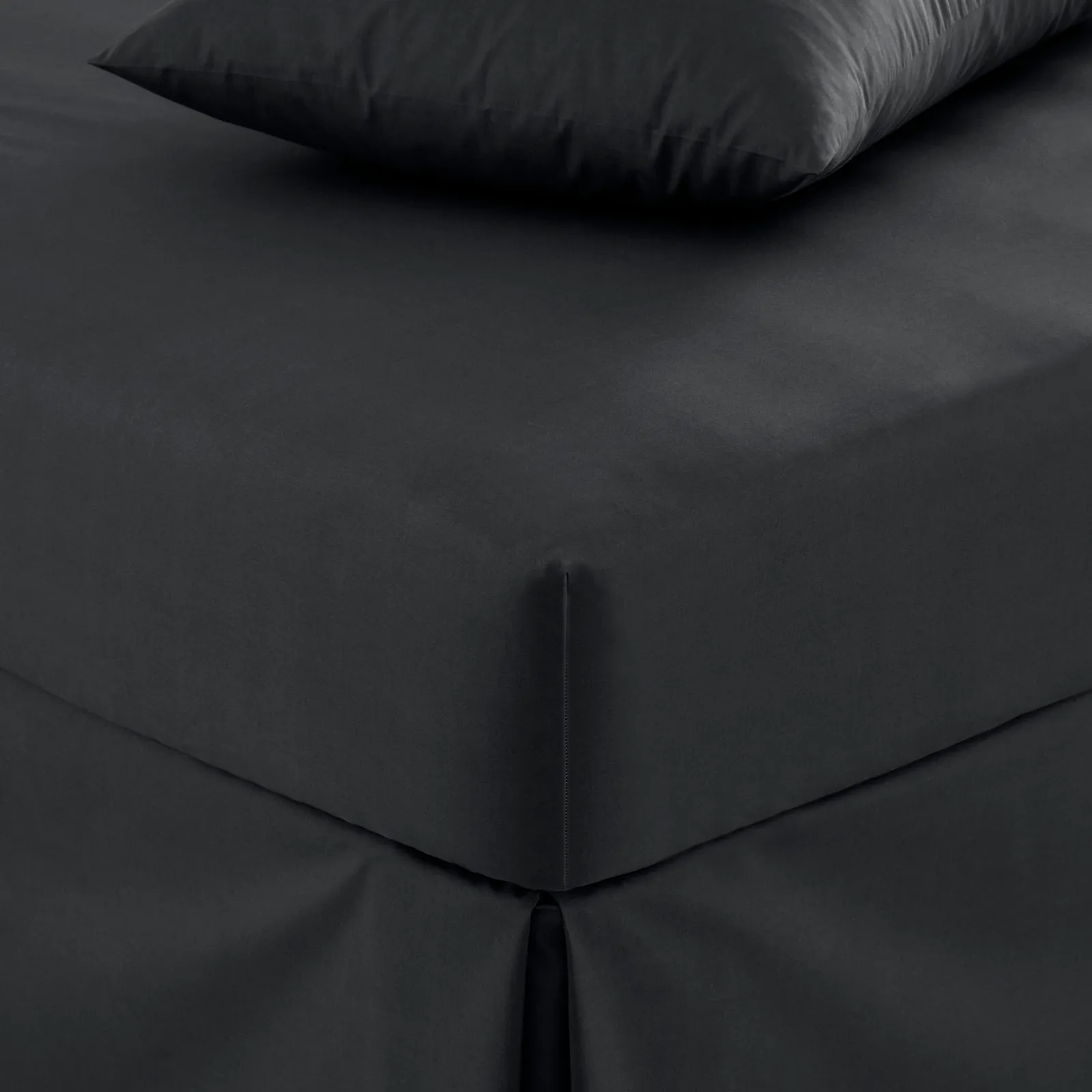 Pure Cotton Fitted Sheet Graphite (Grey)