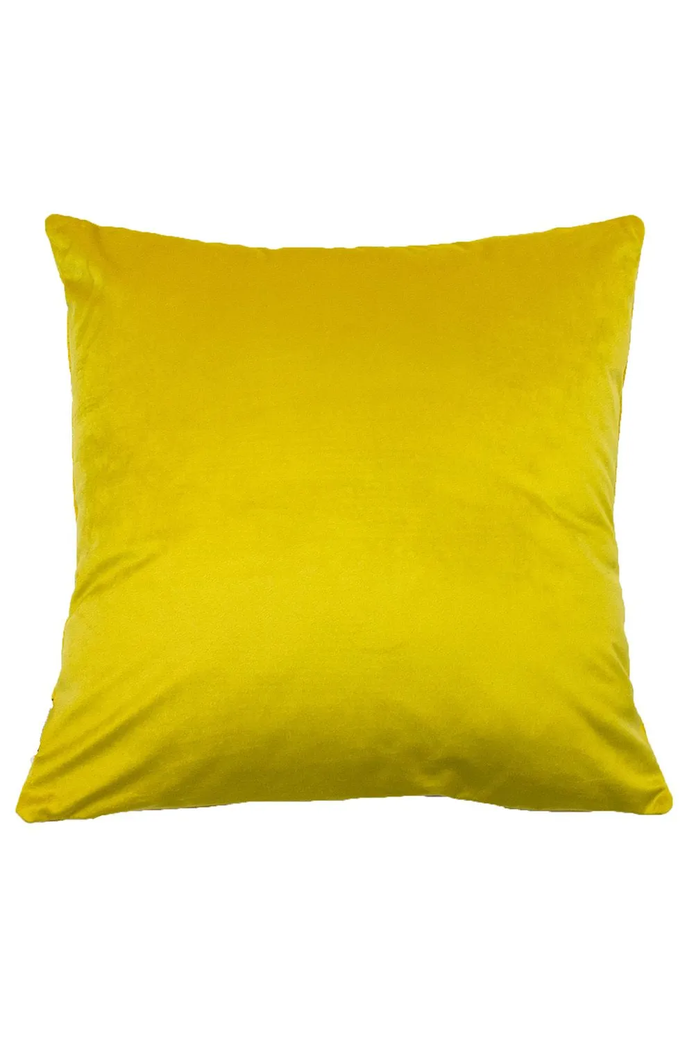 Paoletti Munich Ribbed Corduroy Cushion in Yellow 2