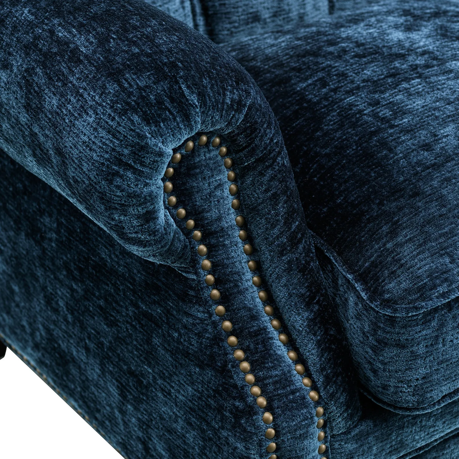 Ullswater Wing Armchair, Blue Fabric | Barker & Stonehouse 3