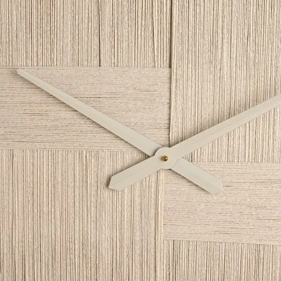 Hestia Square Woven Thread Wall Clock 2