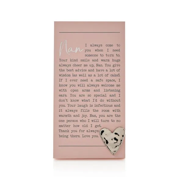 Nan Moments Plaque 2