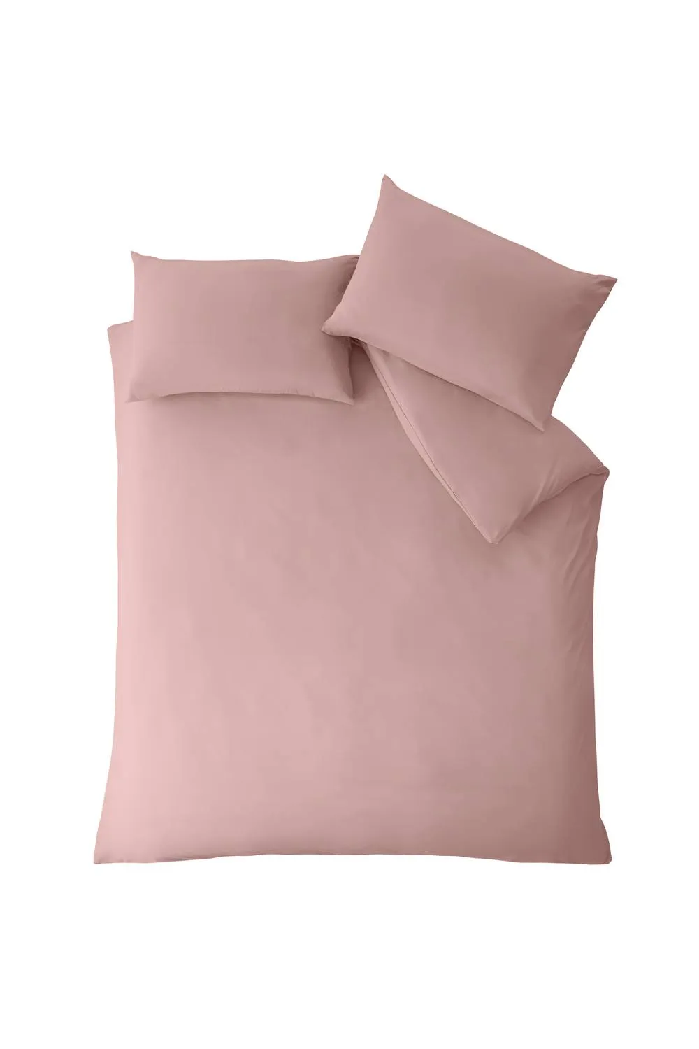 Catherine Lansfield So Soft Non Iron Duvet Cover Set in Pink 4