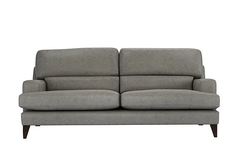 Romilly 4 Seater Leather Sofa - Amonite