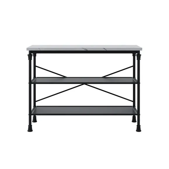 LPD Fairmont Marble Effect Console Table 2