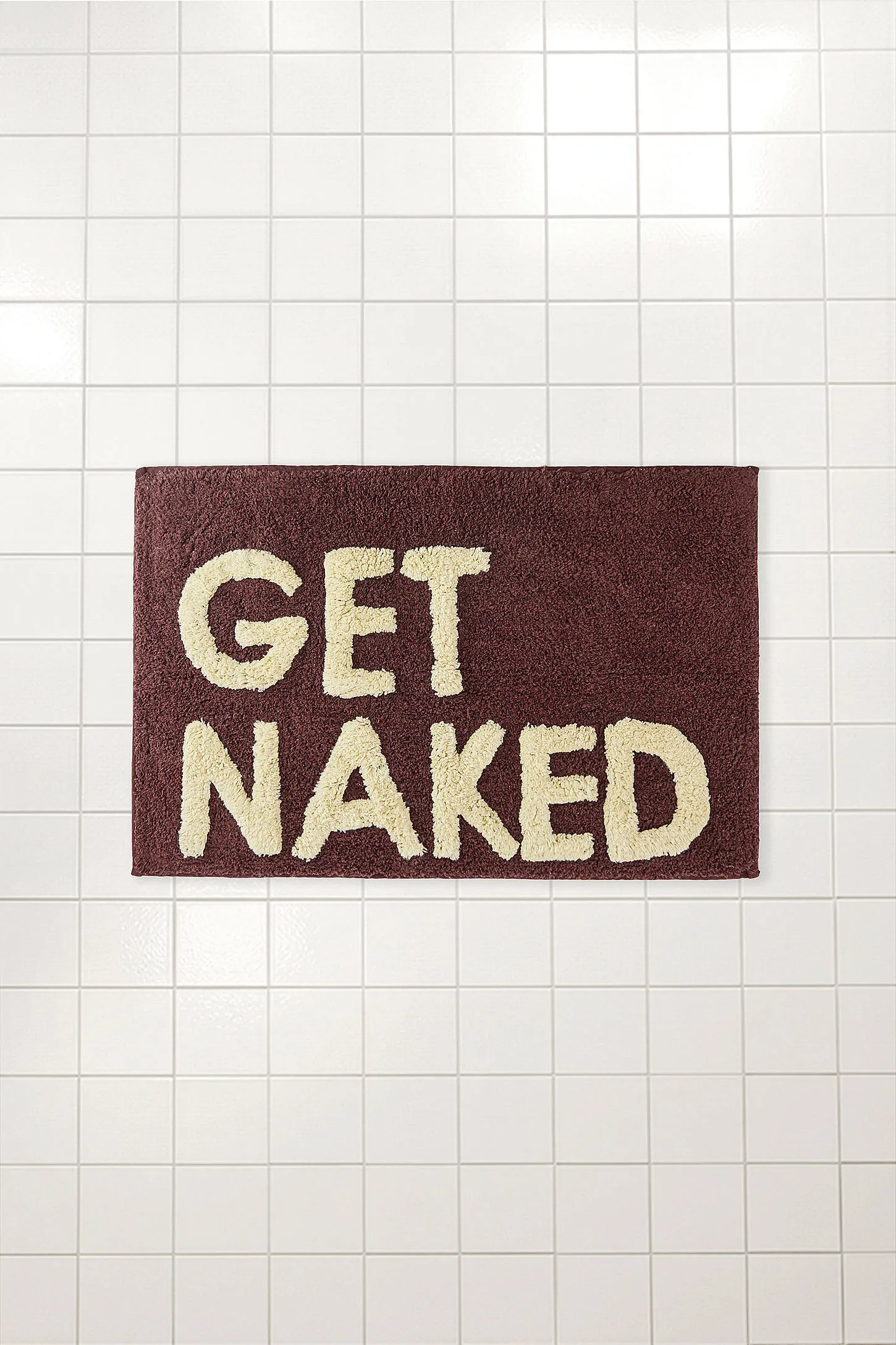 Get Naked Bath Mat - Brown