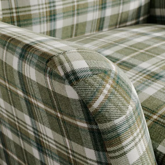 Charnwood Check Occasional Armchair 3