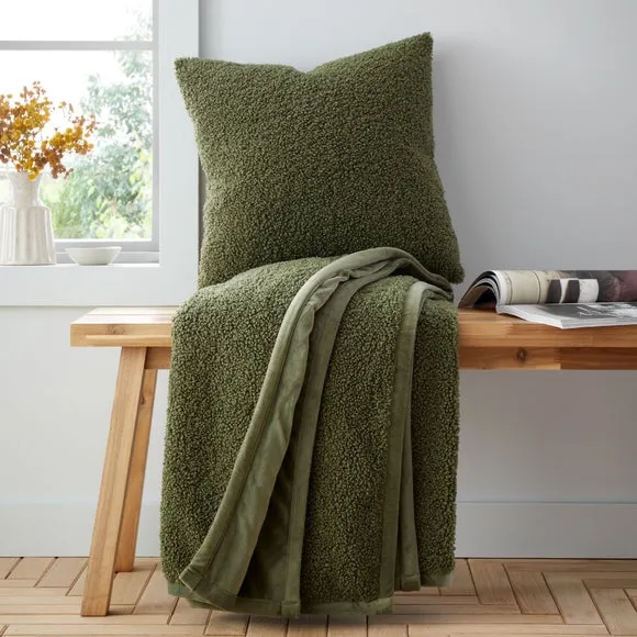 So Soft Velvet Boucle Throw Blanket 130cm x 170cm 5