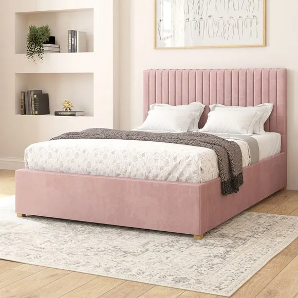 Grant Plush Velvet Adjustable Bed 1