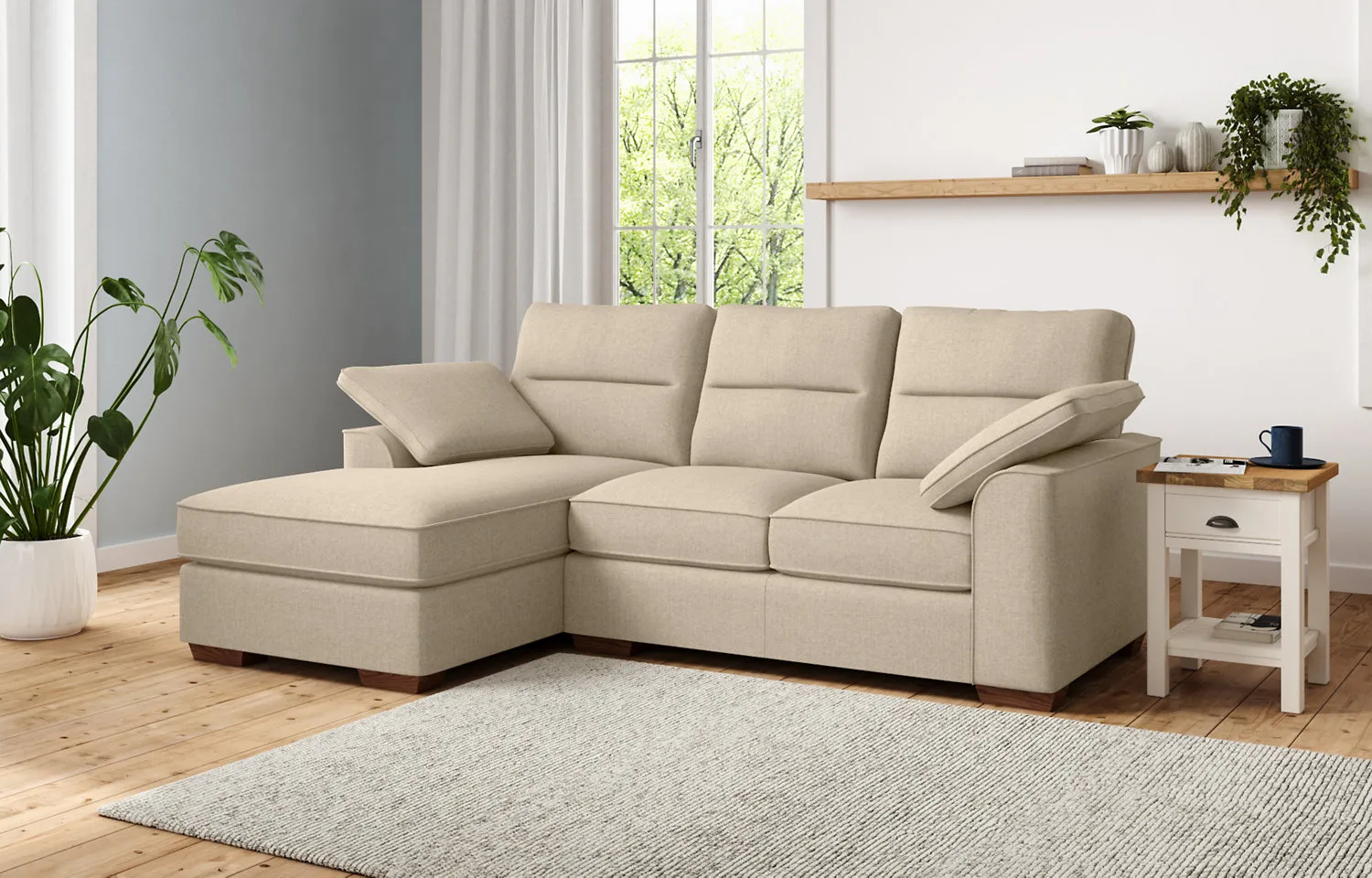 M&S Nantucket Highback Corner Chaise Sofa (Left-Hand)