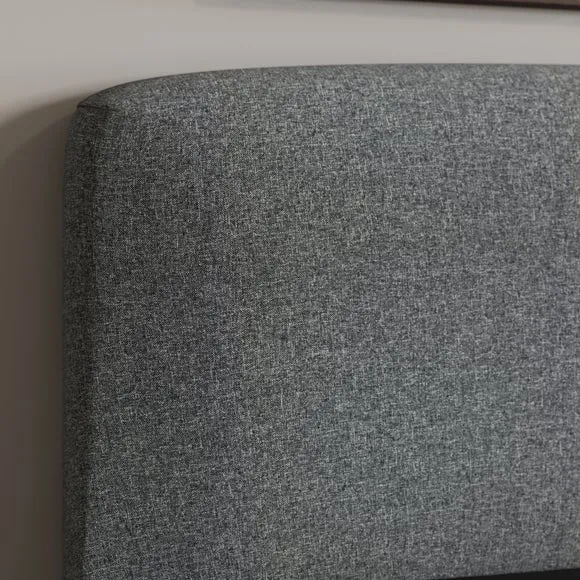 Modern Curve Textured Weave Bed 5
