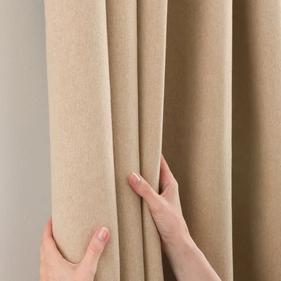 Luna Brushed Pencil Pleat Curtains (Blackout Available) 5