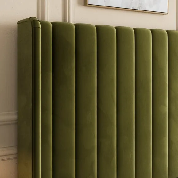 Alara Velvet Ottoman Bed 5