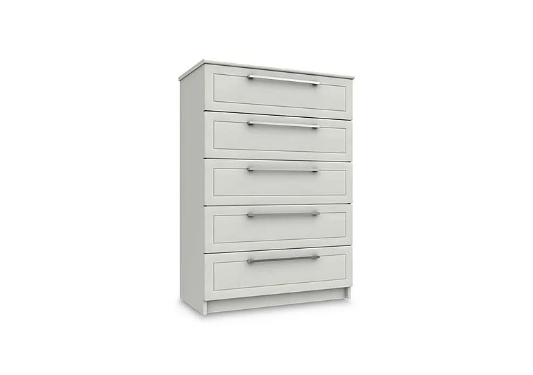 Bexley 5 Drawer Chest - White