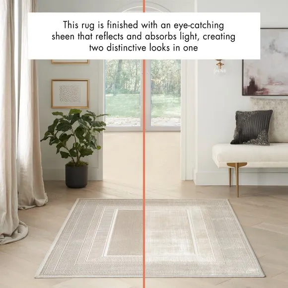 Glitz Border Velvet Rug 6