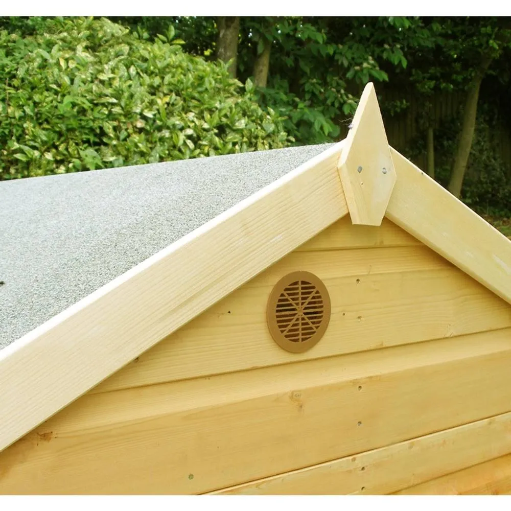 Shires Den Playhouse Kid's Wendy House in Brown 2