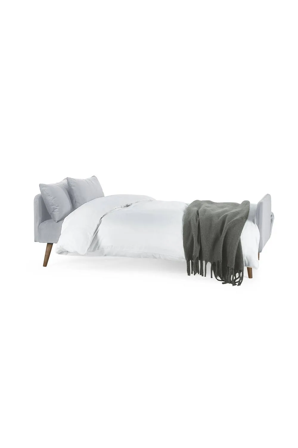Julian Bowen Andi Upholstered 3 Seater Sofa Bed in Grey 4