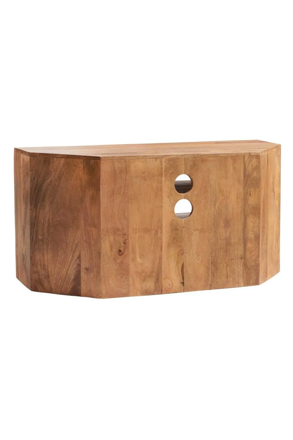 IH Design Southborough Light Mango Corner TV Unit for Satellite & DVD in Brown 4