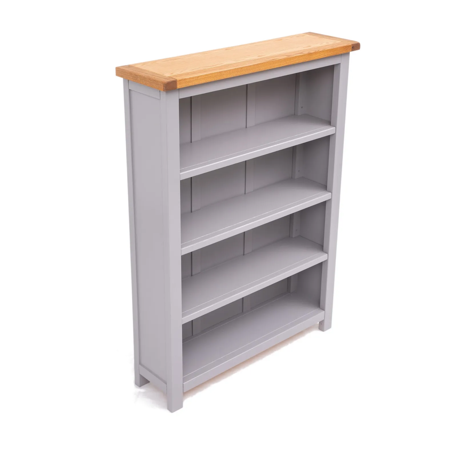 Cabinet Bits Bookcase 120x90x25cm in Grey 3