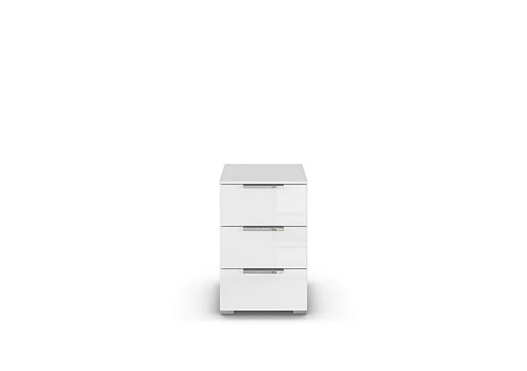 Cairns 3 Drawer Bedside Cabinet - White