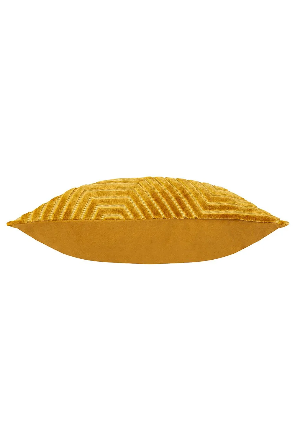 Paoletti Evoke Cut Velvet Cushion in Gold 3