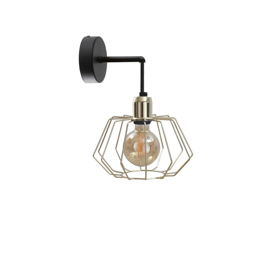 Netlighting Laya Wall Lamp Gold 25cm 1x E27