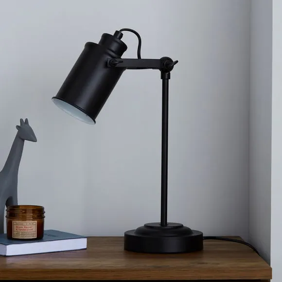 Healy Black Industrial Table Lamp 2