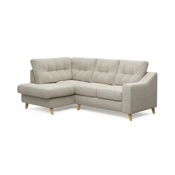 Baxter II Basket Weave Corner Chaise Sofa 6