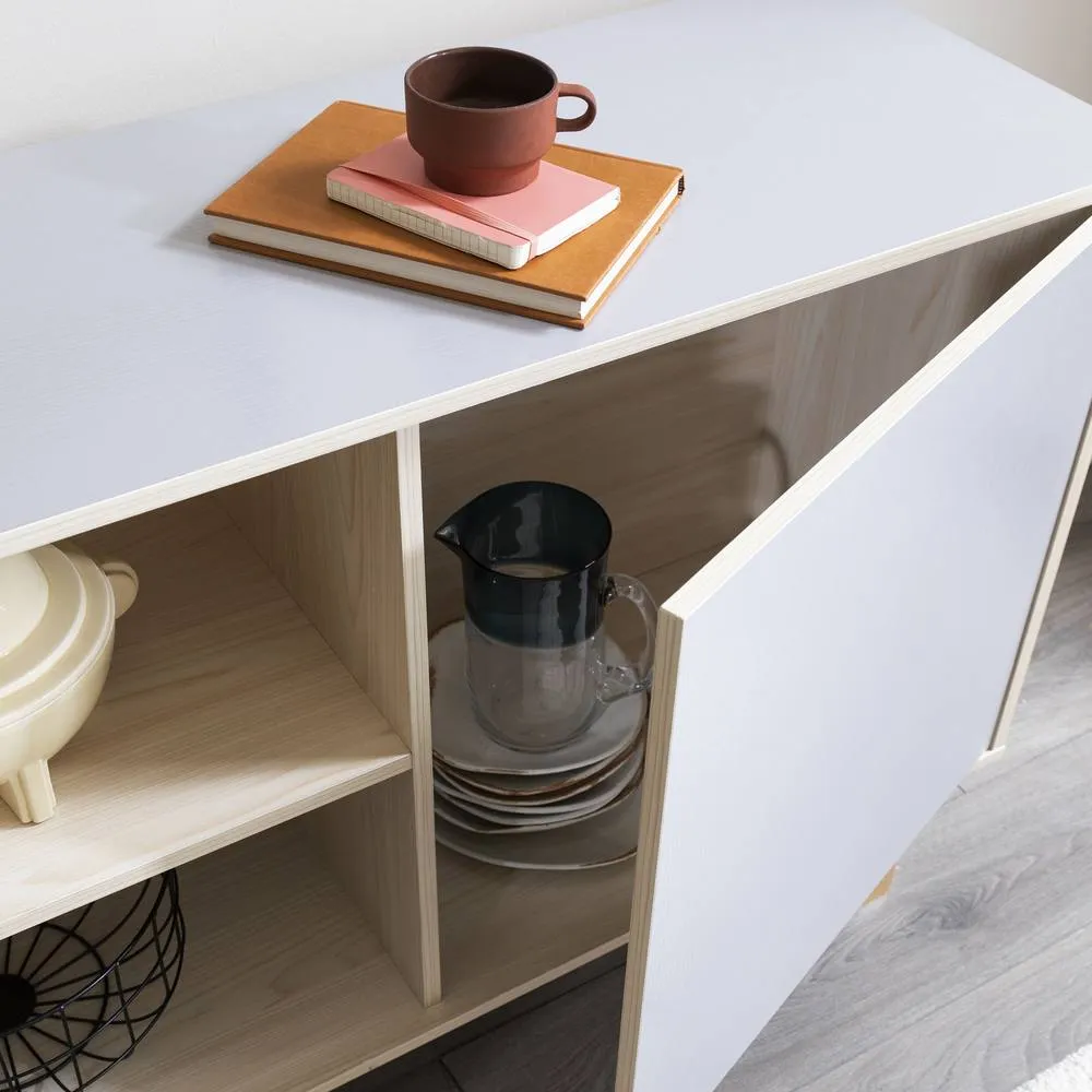 Nöa and Nani Järstorp TV Unit in Grey & Oak Finish 3