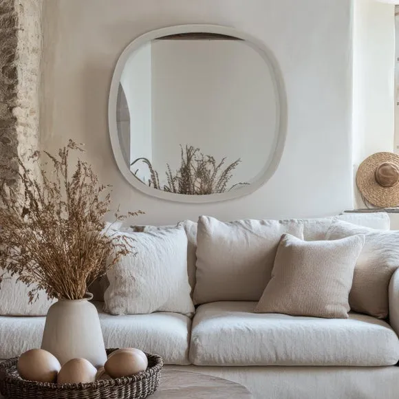 Cedar and Sage Coastal Squoval Wall Mirror