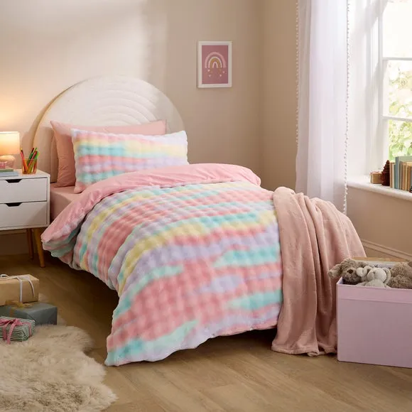 Pastel Ombre Quilt Cover & Pillowcase Set