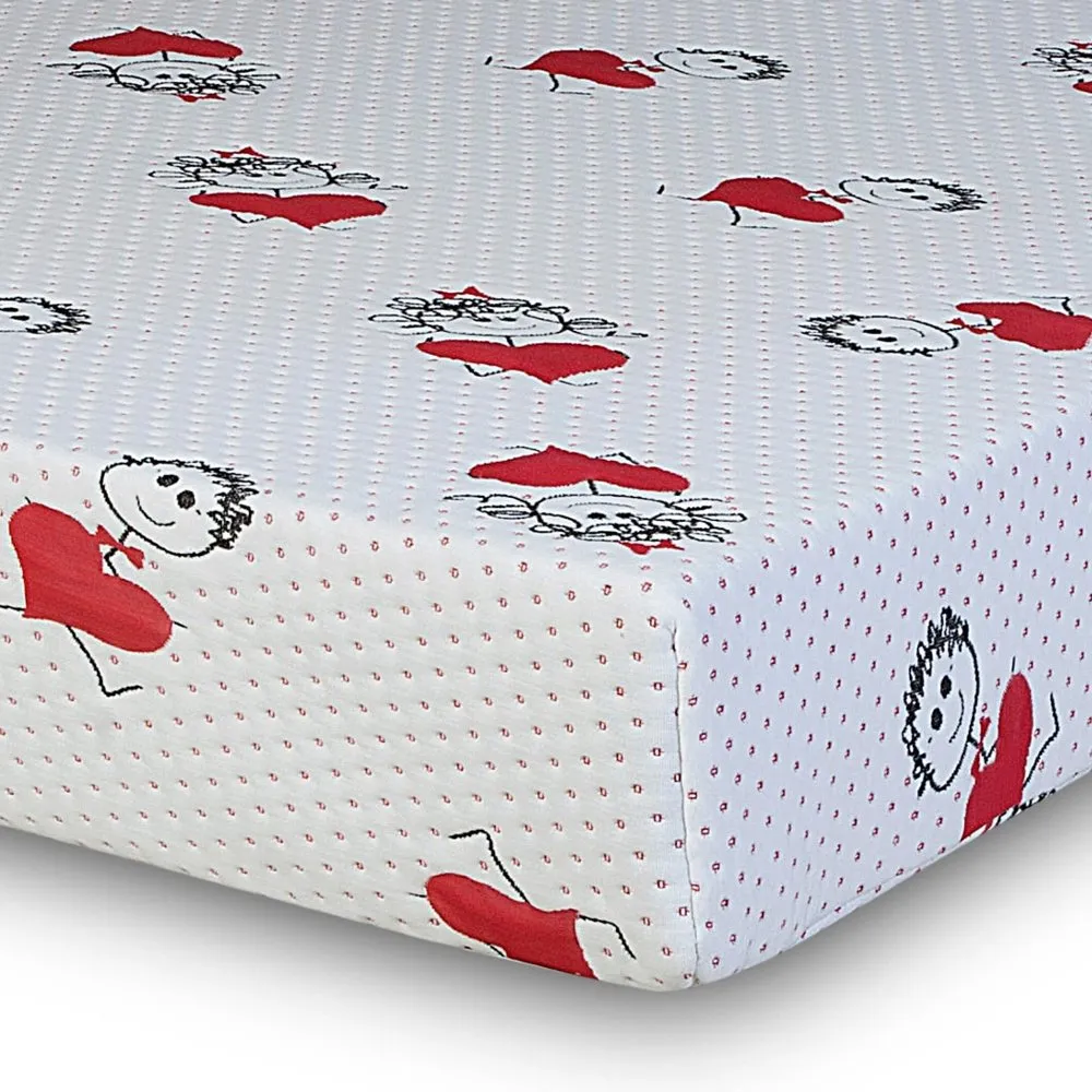 Moo Moo Reflex Foam Orthopaedic Kids Mattress - 3ft Single (90 x 190 cm)