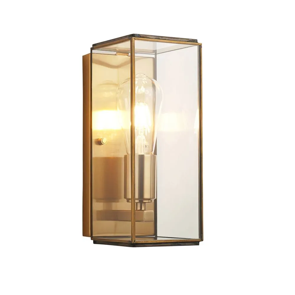 Netlighting Hammond Wall Lamp Antique Brass in Gold