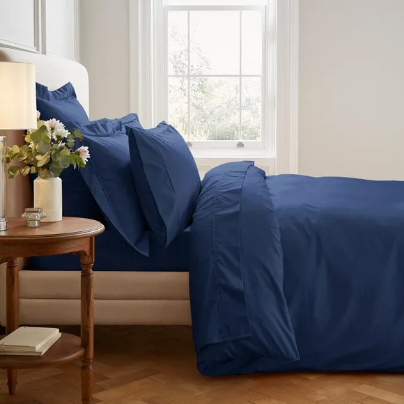 Dorma Crisp & Fresh 400 Thread Count Egyptian Cotton Percale Flat Sheet 2