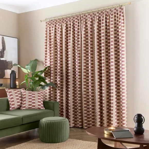 Avis Stripe Pencil Pleat Curtains 5