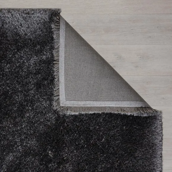 Jewel Shaggy Square Rug 5