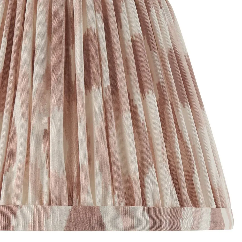 Netlighting Carnaby Almond White Wall Light Fabric Ikat Shade 20cm B22 6