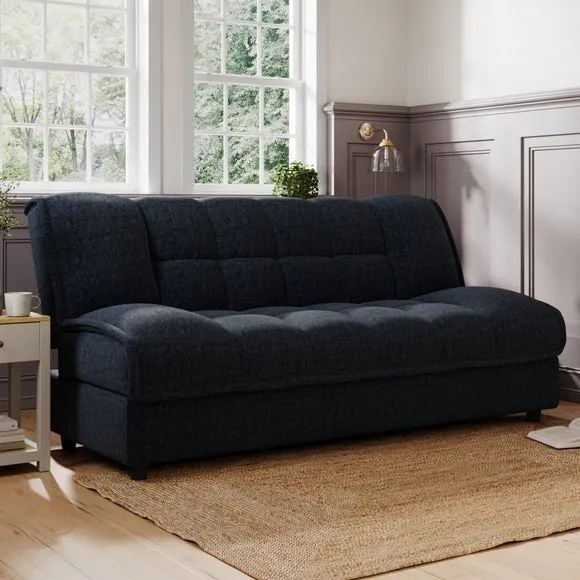 Emery Squish Soft Chenille Clic Clac Storage Sofa Bed 2