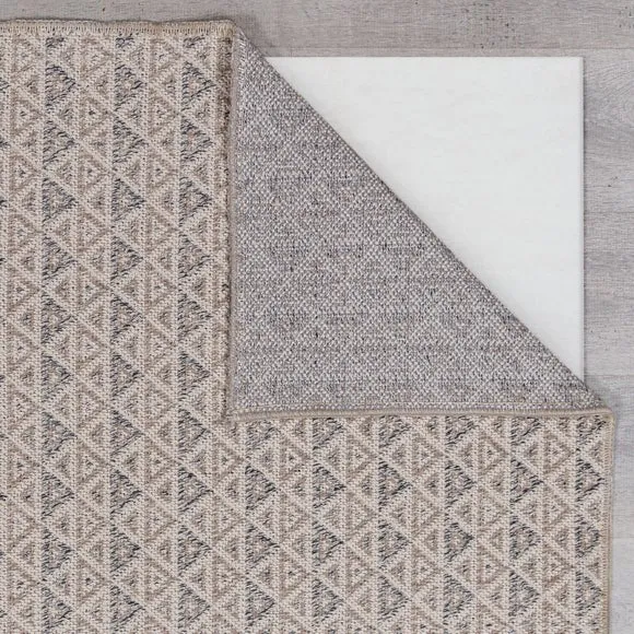 Geo Diamond Woven Washable Rug 3