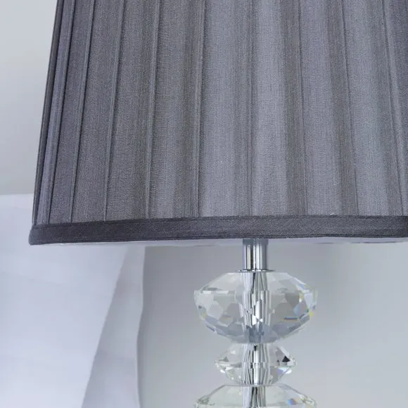 Dorma Genevieve Crystal Candlestick Table Lamp 4