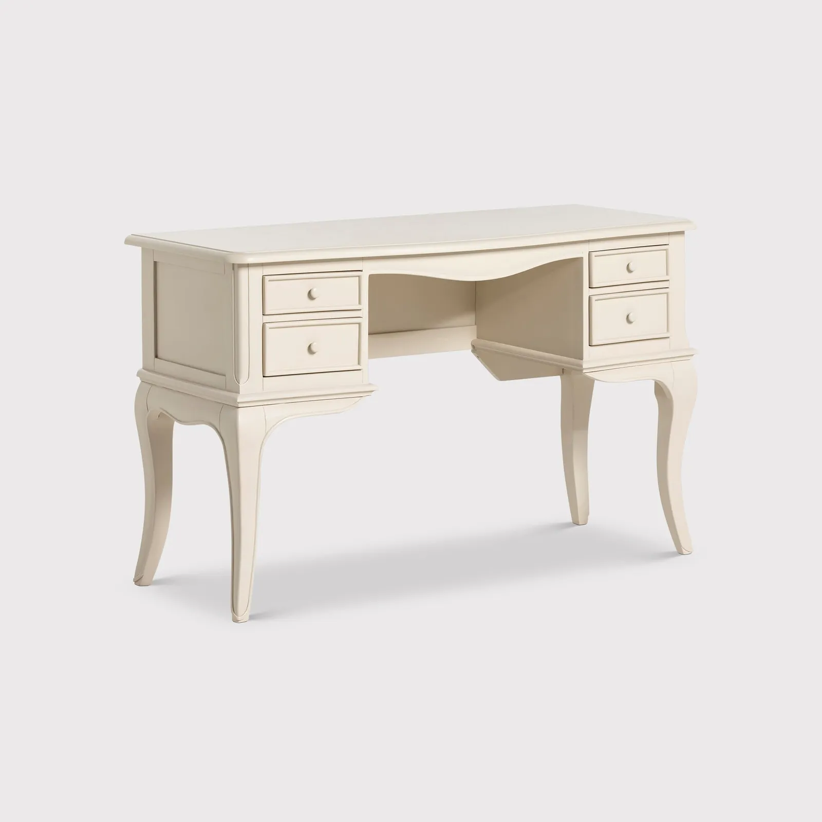 Calista Dressing Table, White Wood | Barker & Stonehouse